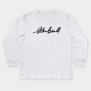 Glenn Gould Kids Long Sleeve T-Shirt